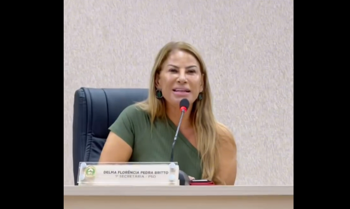 Vereadora Delmah Pedra propõe orçamento impositivo e cobra responsabilidade do Executivo em discurso contundente
